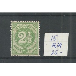 Curacao 15 Cijfer  MNH/postfris  CV 25 € Pracht !!