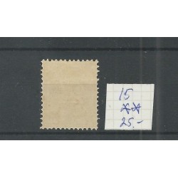 Curaçao 15 Numeral  MNH  CV 25 € Extremely fine !!