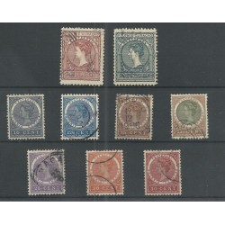 Curaçao 35-43 Wilhelmina VFU/used  CV 165 € Extremely fine !!