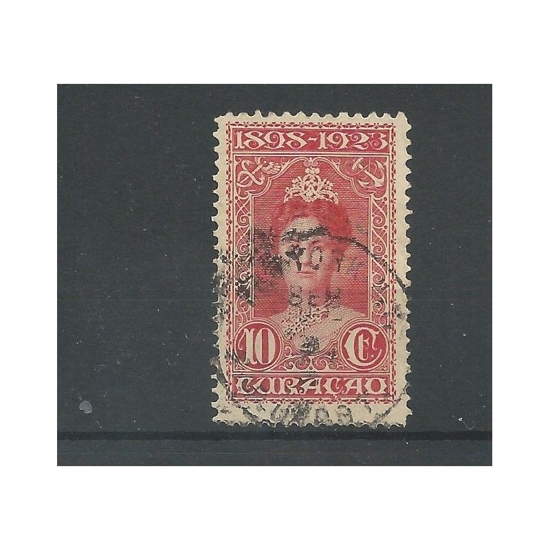 Curaçao 77 Wilhelmina BUITENLAND cancel VFU/used  CV ?? € Extremely fine !!