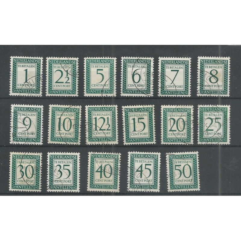 Curacao P44-60 Port 1952  VFU/gebr   CV 23 € Pracht !!