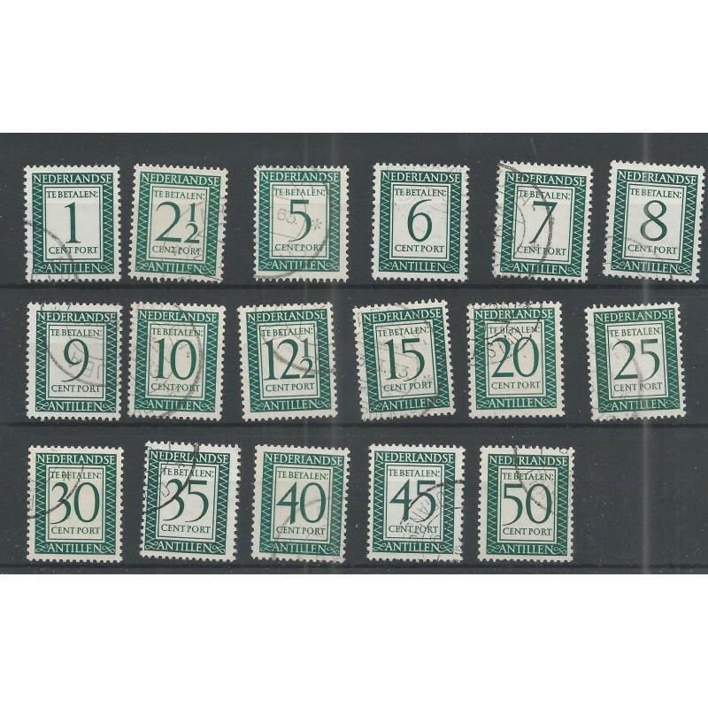 Curacao P44-60 Port 1952  VFU/gebr   CV 23 € Pracht !!