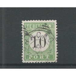 Curaçao P3-III  Postage due 1889 VFU/used  CV 45 €