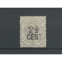 Nederland 60 met "HAZERSWOUDE (RIJNDIJK) 1908" grootrond VFU/gebr CV 15 €