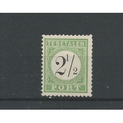 Curaçao P1-II Postage due 1889  MH/unused  CV 7,5 €