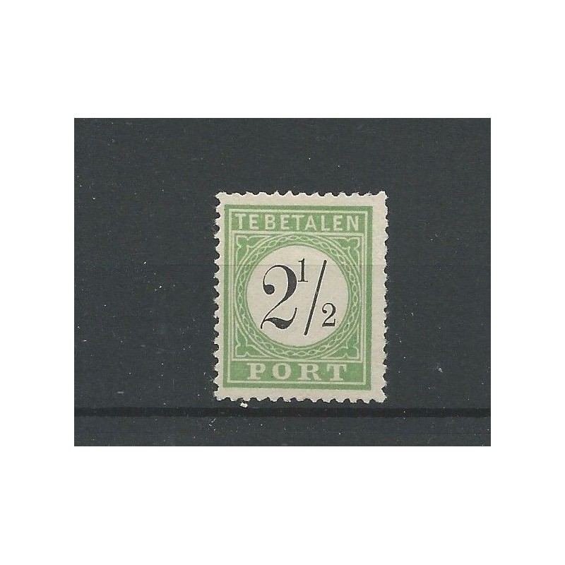 Curacao P1-II Port 1889  MH/ongebr  CV 7,5 €