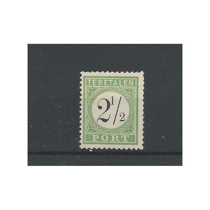 Curaçao P1-II Postage due 1889  MH/unused  CV 7,5 €