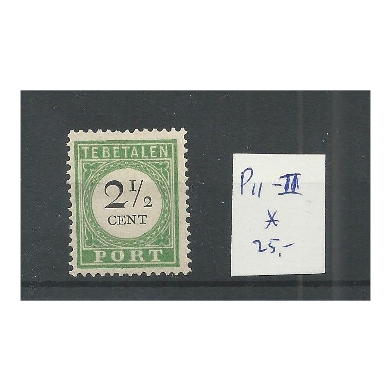 Curaçao P11-II Postage due 1892  MH/unused  CV 25 €