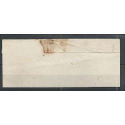 Netherlands 5 on cover STEENBERGEN-HOGE ZWALUWE 1864 VFU/used  CV 100 €