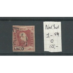 Ned.Indie  1 pos 54 "BATAVIA 1870" VFU/gebr  CV 125+ €