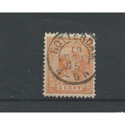 Nederland 34 met "ROTTERDAM 1894"  VFU/gebr  CV 5+ €