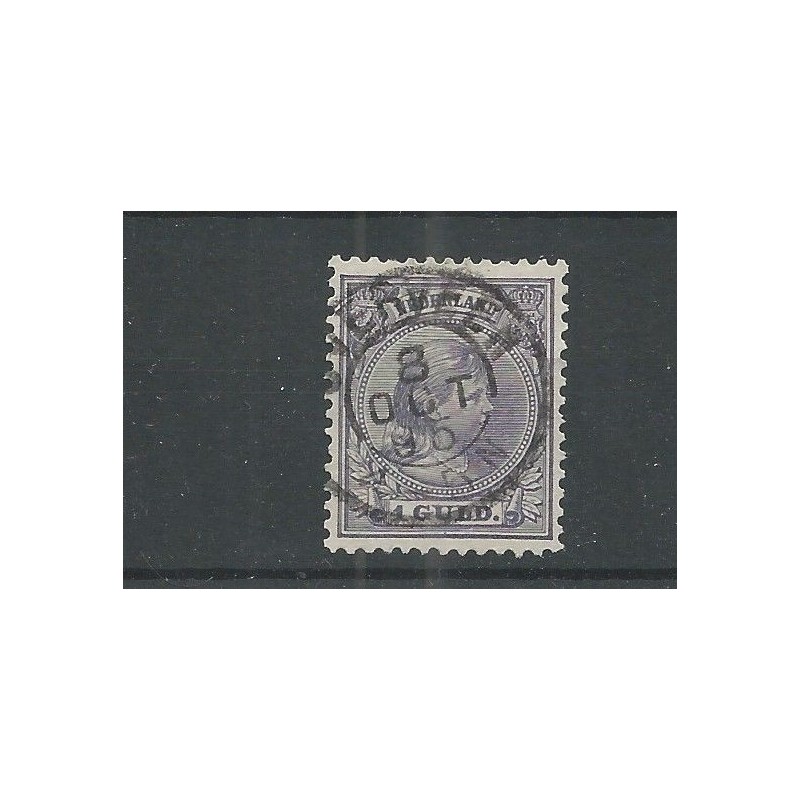 Nederland 44 met "OVERVEEN 1895"  VFU/gebr  CV 100+ €