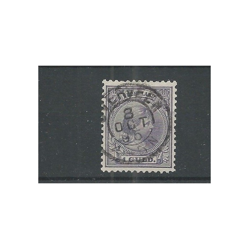 Netherlands 44 with "OVERVEEN 1895"  VFU/used  CV 100+ €