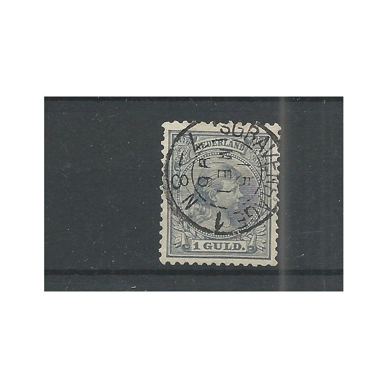 Netherlands 44 with "GRAVENHAGE-1 1896"  VFU/used  CV 100+ €