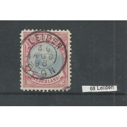 Netherlands 47a with "LEIDEN 1895"  VFU/used  CV 180+ €
