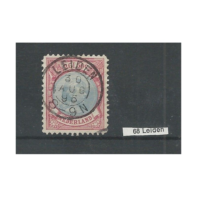 Netherlands 47a with "LEIDEN 1895"  VFU/used  CV 180+ €
