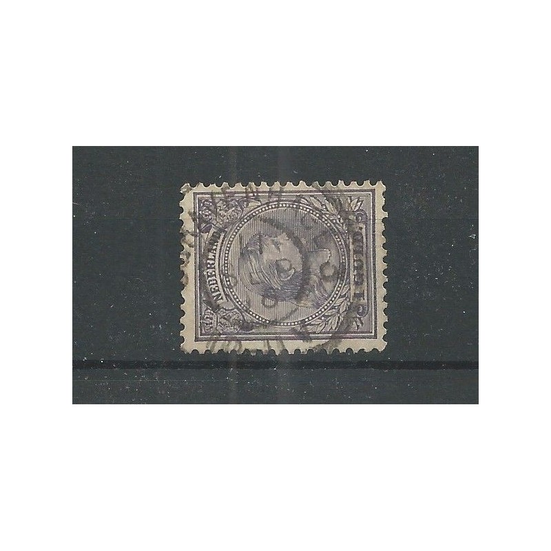 Nederland 44 met "GRAVENHAGE-3 1896" grootrond VFU/gebr  CV 130+ €