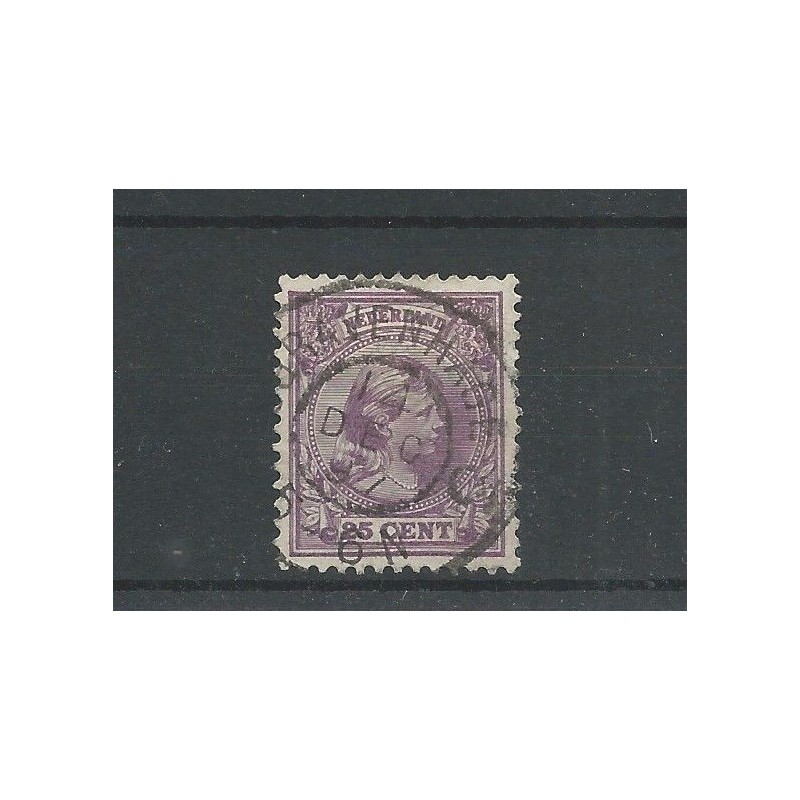 Netherlands 42 with "GRAVENHAGE-3 1896" large round cancel VFU/used  CV 30+ €
