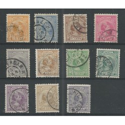 Netherlands 34-44 Wilhelmina VFU/used  CV 178 €
