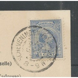 Netherlands 35 briefkaart "SCHEVENINGEN-BADHUIS 1898"  VFU/used  CV 30+ €