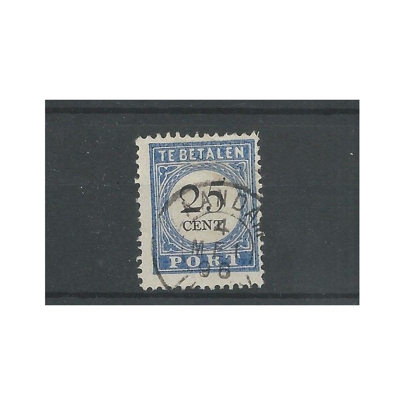 Netherlands P26 with "ZAANDAM 1906" small round cancel VFU/used CV 10 € EXTREMELY FINE !!