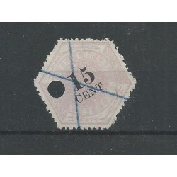 Netherlands TG5 Telegram  VFU/used CV 40 € EXTREMELY FINE !!