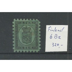 Finland 6Bz  Arms 1866  VFU/used CV 320 €