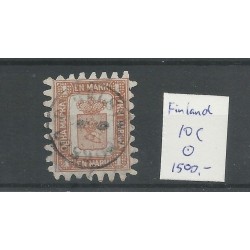 Finland 10C  Arms 1866  VFU/used CV 1500 €