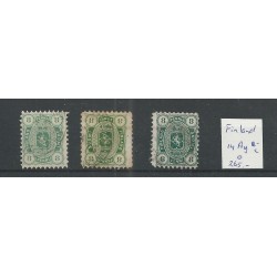 Finland 14Ay a-c  Arms 1875  VFU/used CV 265 €