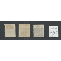 Finland 14Ay a-c  Arms 1875  VFU/used CV 265 €