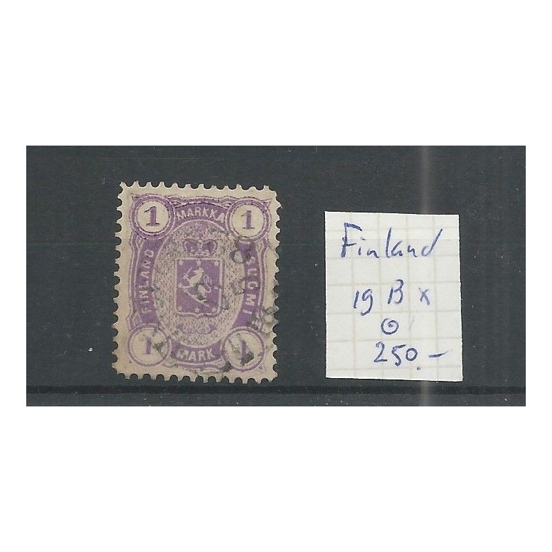 Finland 19Bx  Arms 1875  VFU/used CV 250 €