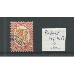 Finland  137WB   Wappen 1927/29  VFU/used CV 190 €