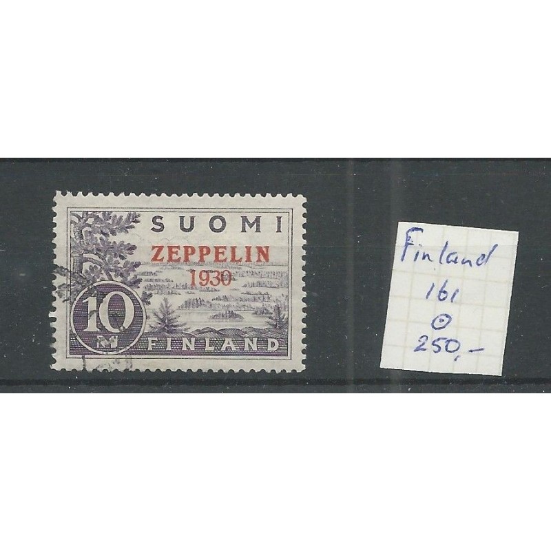 Finland  161 Airmail 1930 ZEPPELIN VFU/used CV 250 €