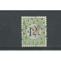 Curaçao P4-III  Postage due 1881 numeral dot cancel 5  VFU/used CV 275 € EXTREMELY FINE !!