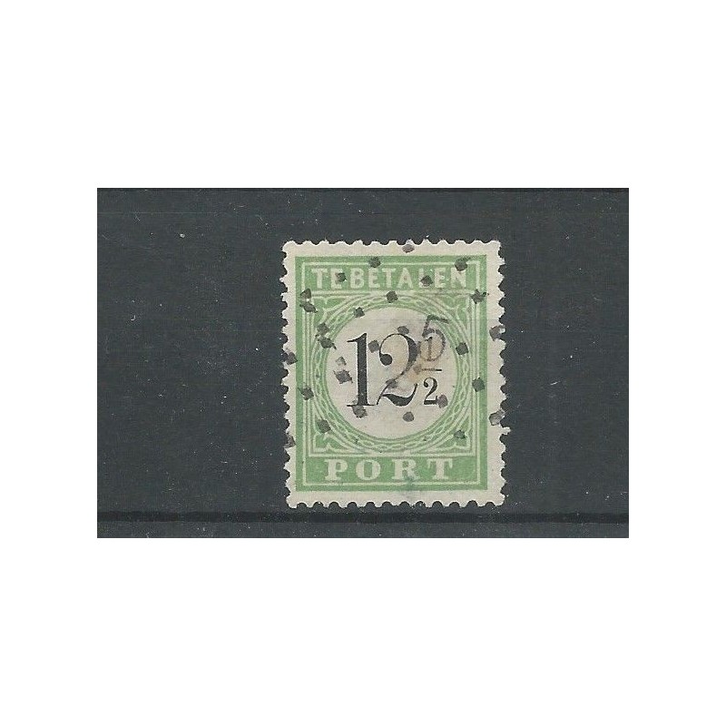 Curacao P4-III  Port 1881 puntstempel 5  VFU/gebr CV 275 € PRACHT !!