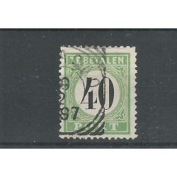 Curaçao P9-III  Postage due 1881   VFU/used CV 15 € EXTREMELY FINE !!