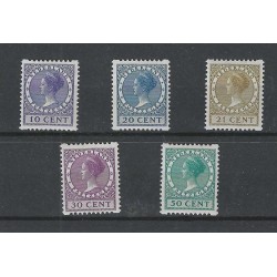 Netherlands R66-R70 Corner syncopated perforation MNH CV 230 € EXTREMELY FINE !!