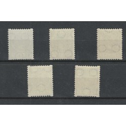 Netherlands R66-R70 Corner syncopated perforation MNH CV 230 € EXTREMELY FINE !!