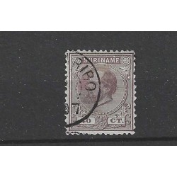 Suriname 12C Willem III VFU/used CV 40 € EXTREMELY FINE !!