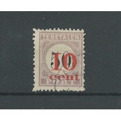 Suriname POSTAGE DUE P16  Type II   VFU/used  CV  175 €