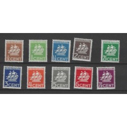 Suriname 157-166 Scheepjes MNH/postfris  CV 28 € PRACHT !!