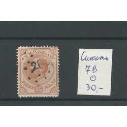 Curaçao  7B   Willem III 1873 VFU/used  CV  30 €