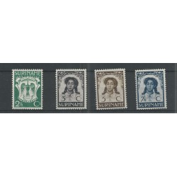 Suriname 183-186 Emancipatie MNH CV 18 € EXTREMELY FINE !!