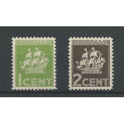 Suriname 200-201  Scheepje MNH/postfris  CV 3,50 € PRACHT !!