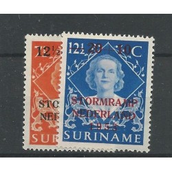 Suriname 295-296 Stormramp MNH  CV 8 € EXTREMELY FINE !!