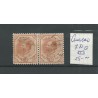 Curaçao  7D  Willem III 1873  pair  VFU/used  CV  25+ €
