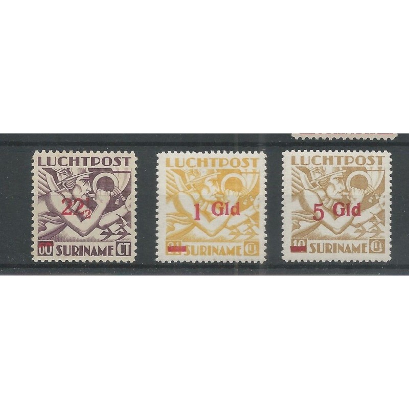 Suriname LP24-26  Airmail  MNH CV 59 € EXTREMELY FINE !!
