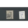 Curaçao  25f   DOUBLE  overprint   VFU/used  CV  300 €