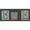Suriname 34-36 Provisional issue MH/unused  CV 100 € EXTREMELY FINE !!