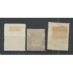 Suriname 34-36 Provisional issue MH/unused  CV 100 € EXTREMELY FINE !!